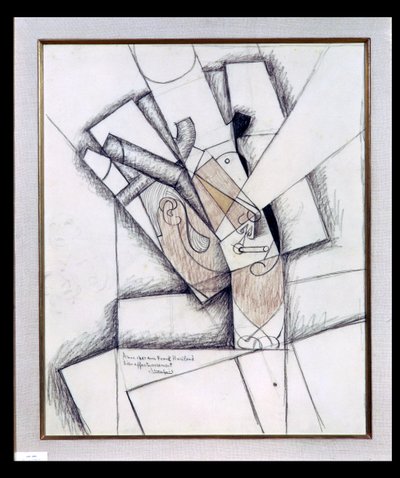 The Smoker, 1912 by Juan Gris